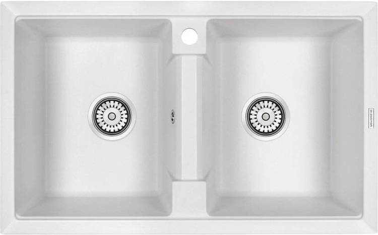 Мойка кухонная Paulmark Tandem PM238150-WH белая