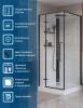 Душевая кабина BelBagno UNO-CAB-A-1-90-C-NERO-Bi-TOP-L левая, 90x90x213 фото 10