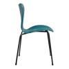 Стул Bradex Home Seven FR 0421, голубой с черными ножками фото 3