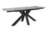 Стол Дик DikLine SFE140 00-00075483 italian grey, подстолье черное, опоры черные 140(200)x80x77 фото 3