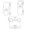 Держатель со стаканом и мыльницей Wasserkraft K-24126 хром фото 3