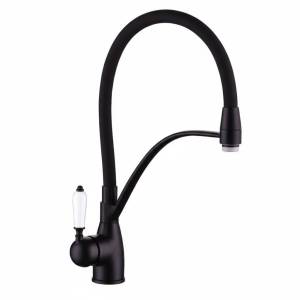 Смеситель для кухни Rose R153H черный