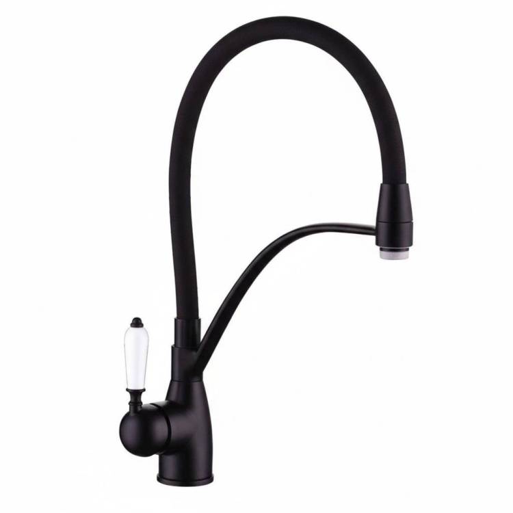 Смеситель для кухни Rose R153H черный
