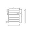 Полотенцесушитель водяной Comfysan Luce 013363 W-6 60/50 хром фото 3