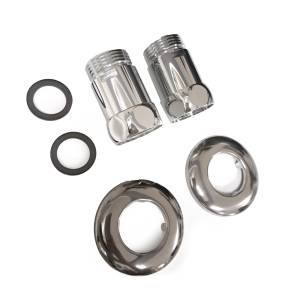 Соединение прямое Luxon 1"x1" гайка/штуцер, хром (пара)