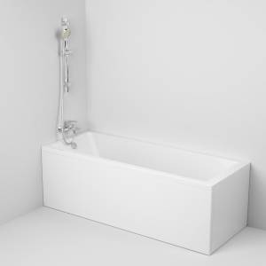 Ванна акриловая AM.PM Gem W93A-180-070W-A белая, прямоугольная,  180x70 см