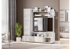 Стенка в гостиную Woodville Nigel 499621 белый