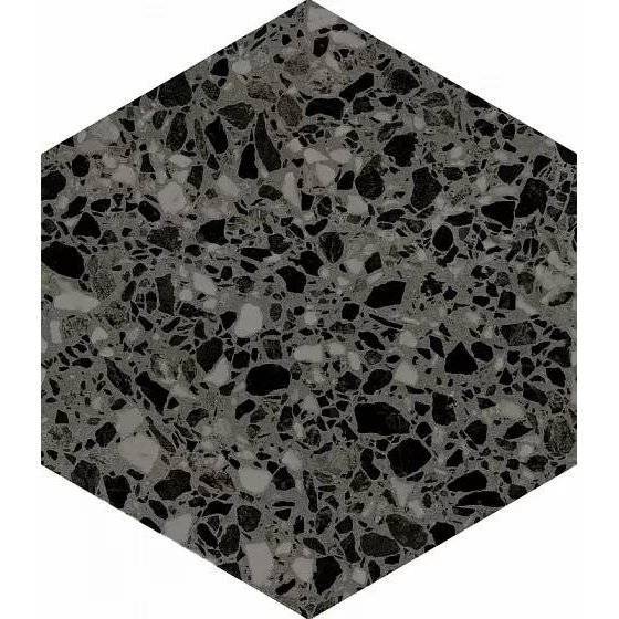 Керамогранит Dna Tiles Terrazzo 123381 Graphite 32x36.8