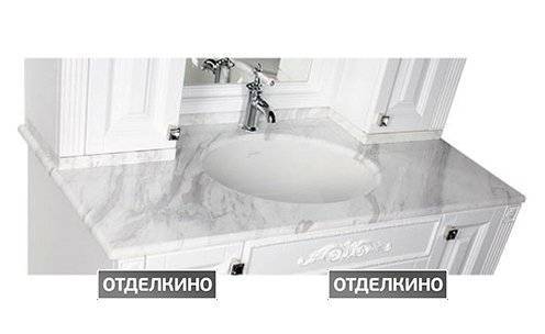 Столешница Aquanet Кастильо 120 volocas