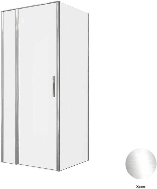 Душевой уголок Allen Brau Priority 3.31025.00 + 3.31040.00 профиль хром, 900x800