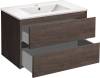 Мебель для ванной Vincea Gio 80 темный дуб фото 7