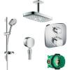 Душевой комплект Hansgrohe Raindance Select E 300 27384000 + 26630000 + 27506000 + 15708000 + 1800180