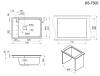 Мойка кухонная Granula Kitchen Space KS-7305 черный фото 8