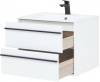 Мебель для ванной Aquanet Lino 70 белый матовый фото 5