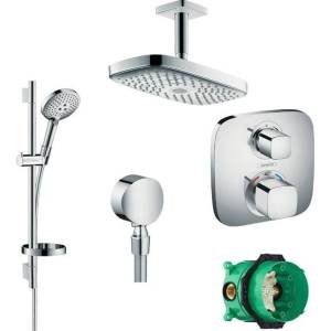 Душевой комплект Hansgrohe Raindance Select E 300 27384000 + 26630000 + 27506000 + 15708000 + 1800180