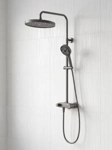 Душевая система AltroBagno Рикко (Ricco) 030224 GM оружейная сталь