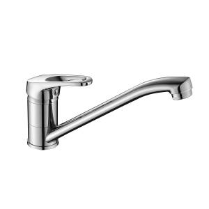 Смеситель для кухни Decoroom DR21 DR21018 одноручный с поворотным изливом Хром