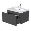 Тумба под раковину 1MarKa Aris Ц0000042280 антрацит, монолит дарк, 59x44.7x40
