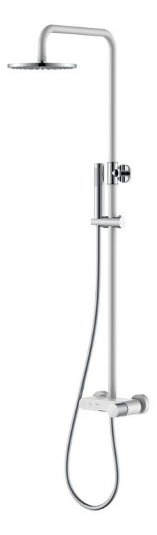 Душевая стойка Boheme Stick 128-WCR Stick White Diamond Chrome