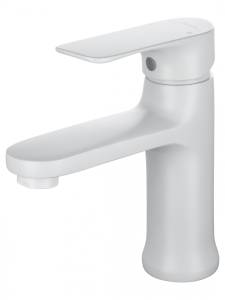 Смеситель для раковины Wonzon & Woghand WW-XH-011-MW белый матовый