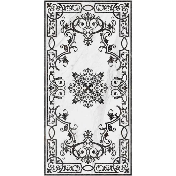 Керамогранит Kerama Marazzi Монте Тиберио SG591722R Белый Декорированный Лаппатированный Обрезной 119.5x238.5