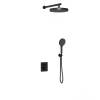 Душевой комплект Vincea Inspire VSFW-3I21MT2MB встраиваемый, термостатический, двухрежимный, черный матовый фото 2