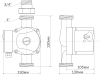 Циркуляционный насос Aquario AC 206-130 фото 7