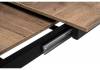 Кухонный стол Woodville Центавр 420989 120 (160) х 70 дуб велингтон / черный матовый фото 9