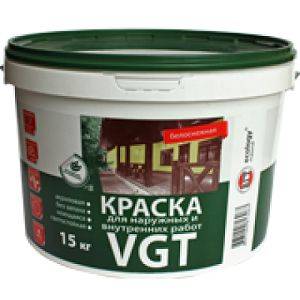 VGT ВД-АК-1180 БЕЛОСНЕЖНАЯ краска моющаяся для наружных и внутренних работ, матовая (3кг)