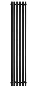 Полотенцесушитель электрический Secado Бергамо плюс 6 4673739251140, 1500x300, черный матовый