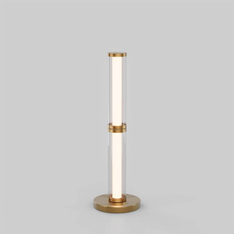 Настольная лампа светодиодная Eurosvet Stark 80536/1 латунь