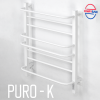 Полотенцесушитель электрический Comfysan Puro-K 013226 EC-8 80/50 белый матовый фото 2