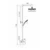Душевая система Comforty FF071R-CMT 00-00004528 черный фото 10