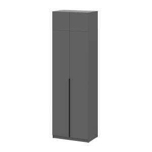 Шкаф Арника ШК 5 (800) Н01467946 графит с антресолью, полка, штанга