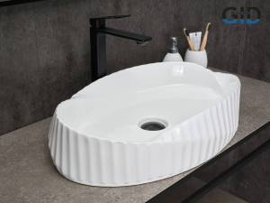 Раковина Gid Creativo 888s 51223 белая, 60x38.5x13.5