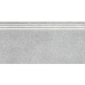 Ступень Kerama Marazzi Королевская дорога SG614820R/GR Серый Светлый 30x60