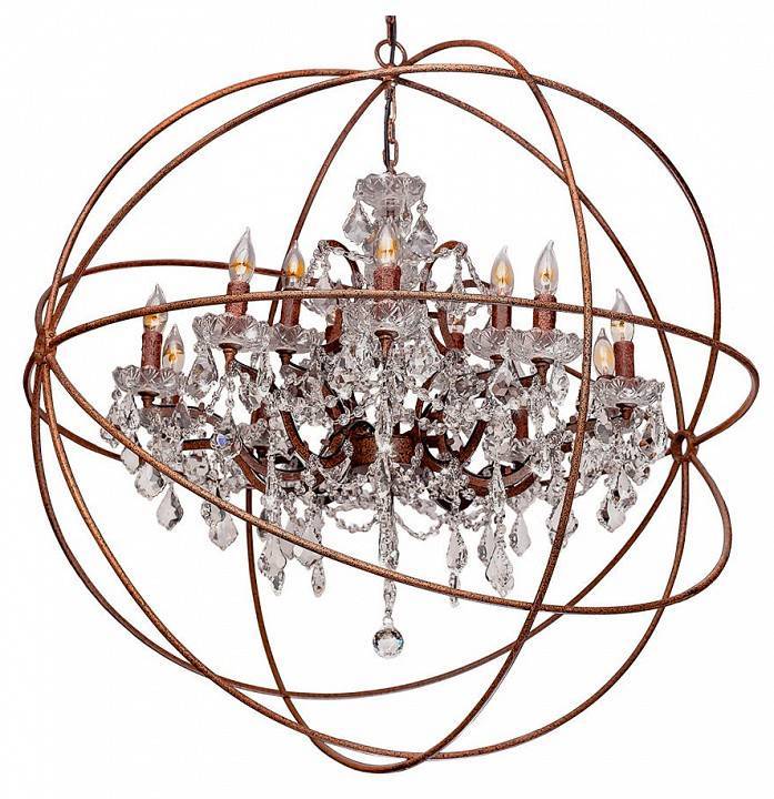 Подвесная люстра Loft IT Foucaults Orb Crystal LOFT1897/15