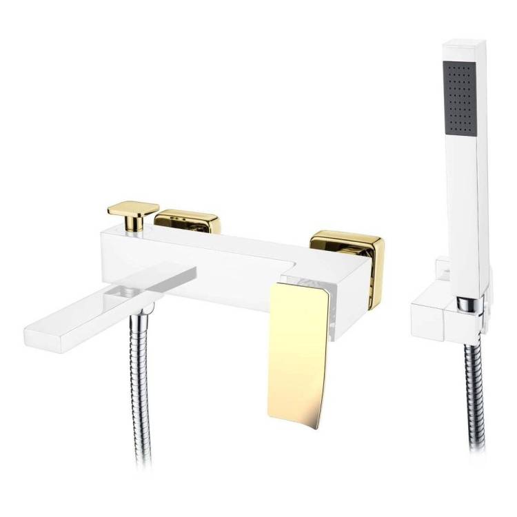 Смеситель для ванны Boheme Q 143-CRG.2 Chromegold.2