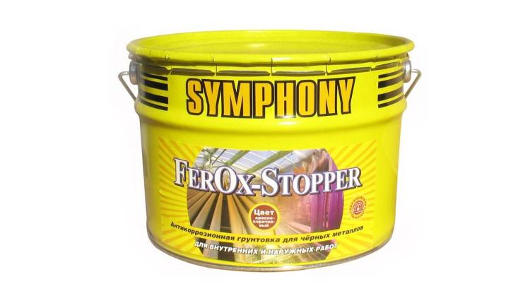 Грунт Symphony FerOx-Stopper антикоррозионный серый 3 л