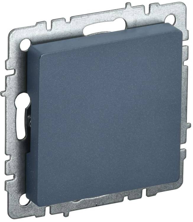 Заглушка с суппортом IEK Brite BR-PL10-K35 маренго