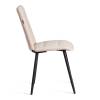 Стул Tetchair Asti 21840 молочный, черный, велюр фото 2