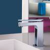 Смеситель для раковины Jacuzzi Beam AMCR2051JAPI без донного клапана, хром фото 3