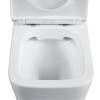 Унитаз компакт Black&White W-7703 7703W Безободковый Белый фото 3