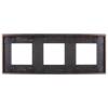 Рамка 3-постовая IEK Skandy SK-M32-M-K30 шоколад фото 4