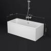 Ванна акриловая AM.PM Func W84A-150-070W-A 150х70 фото 9