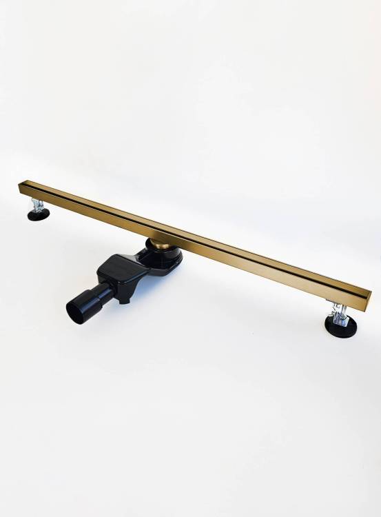 Душевой лоток Wonzon & Woghand WW-65409M-BG Золото, 900x32