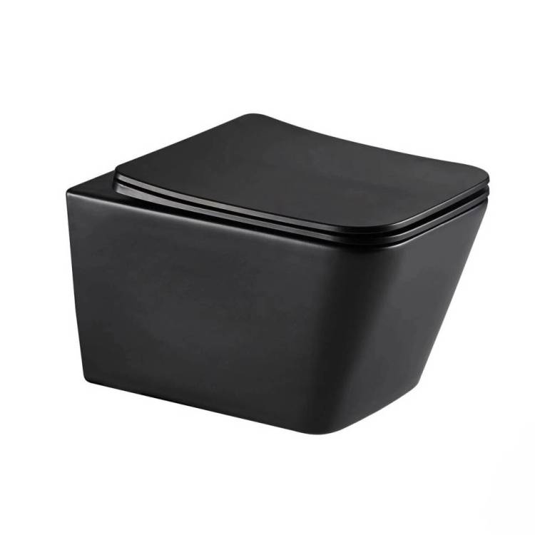 Унитаз подвесной Gid Tornado 62302Y Tr2143TF-BM черный матовый