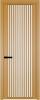 Межкомнатная дверь Profil Doors 3 AGP цвет профиля Золото, стекло безопасное 6 мм мору белый 700x2000