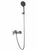 Смеситель для ванны Wonzon & Woghand WW-88639017-BGM с душем, темный графит