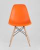 Стул Stool Group Eames Style DSW Y801-V SEAT orange DUAL оранжевый, разборный каркас фото 3